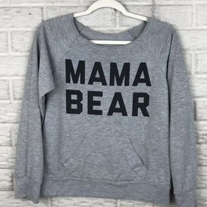 Mama Bear Women’s Sweatshirt Medium 80s Cut out